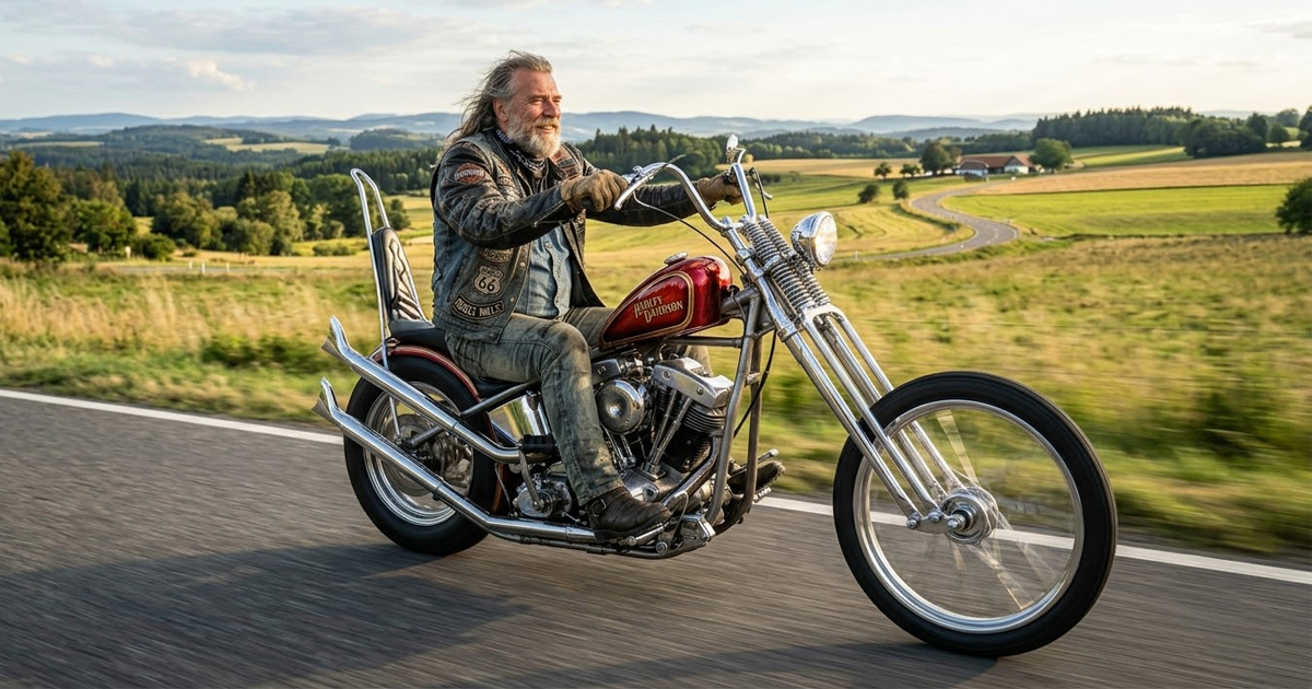 Harley-Davidson Motorrad auf einer Landstraße – 10 Fakten über die legendäre Marke